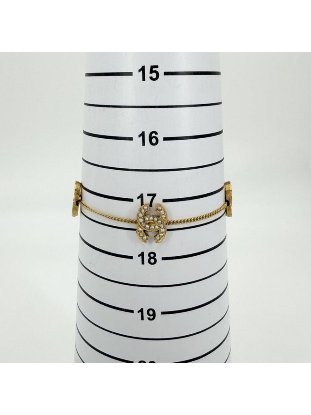 Chanel Bracelet Triple CC Logo Coco Gold - Picture 4 of 7